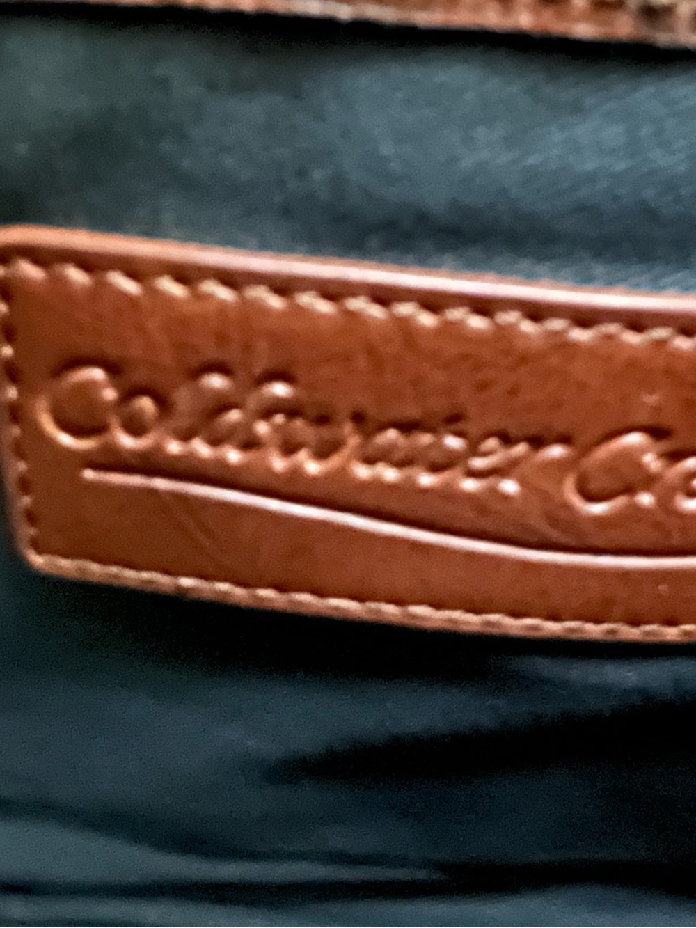 Coldwater Creek Brown Woven Leather Tote Bag - Picture 11 of 16